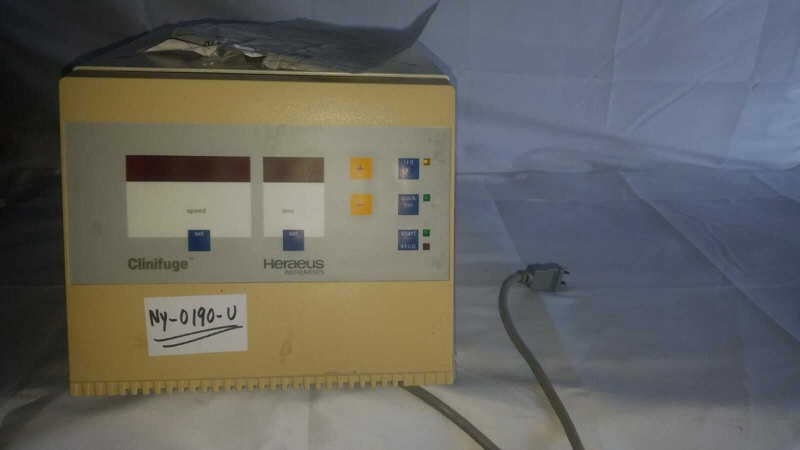 Heraeus Instruments Clinifuge Centrifuge  (NY190U) DIAGNOSTIC ULTRASOUND MACHINES FOR SALE