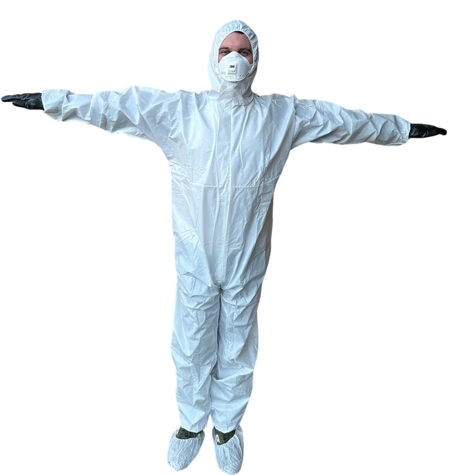 Case of 50 Hazmat Suits, Chemical Protective Coverall with Hood, Zipper Size L DIAGNOSTIC ULTRASOUND MACHINES FOR SALE