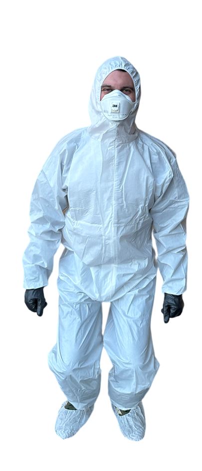 Case of 50 Hazmat Suits, Chemical Protective Coverall with Hood, Zipper Size M DIAGNOSTIC ULTRASOUND MACHINES FOR SALE