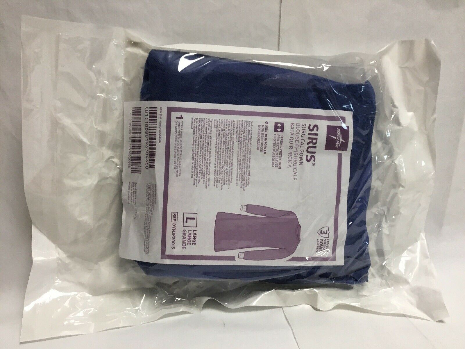 Medline Sirus Surgical Gown Large Level 3--Case of 20 (70KMD) DIAGNOSTIC ULTRASOUND MACHINES FOR SALE