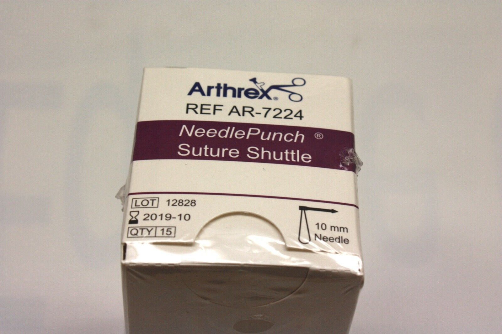 Arthrex NeedlePunch Suture Shuttle, 10mm Needle, Exp. 10/2019 (586KMD) DIAGNOSTIC ULTRASOUND MACHINES FOR SALE