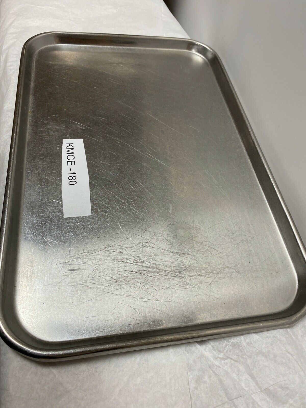 Vollrath Stainless Steel Surgical 18" x 12" Tray 8019 | KMCE-180 DIAGNOSTIC ULTRASOUND MACHINES FOR SALE