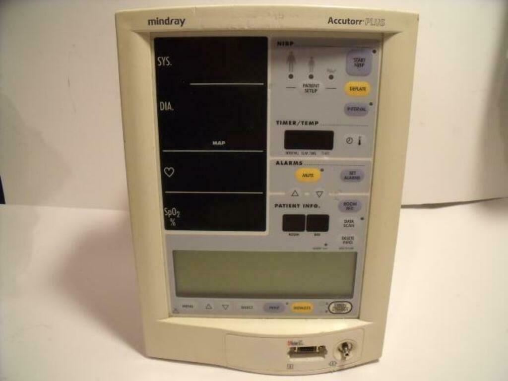 Mindray Accutorr Plus Vital Signs Monitor | PR2008 DIAGNOSTIC ULTRASOUND MACHINES FOR SALE