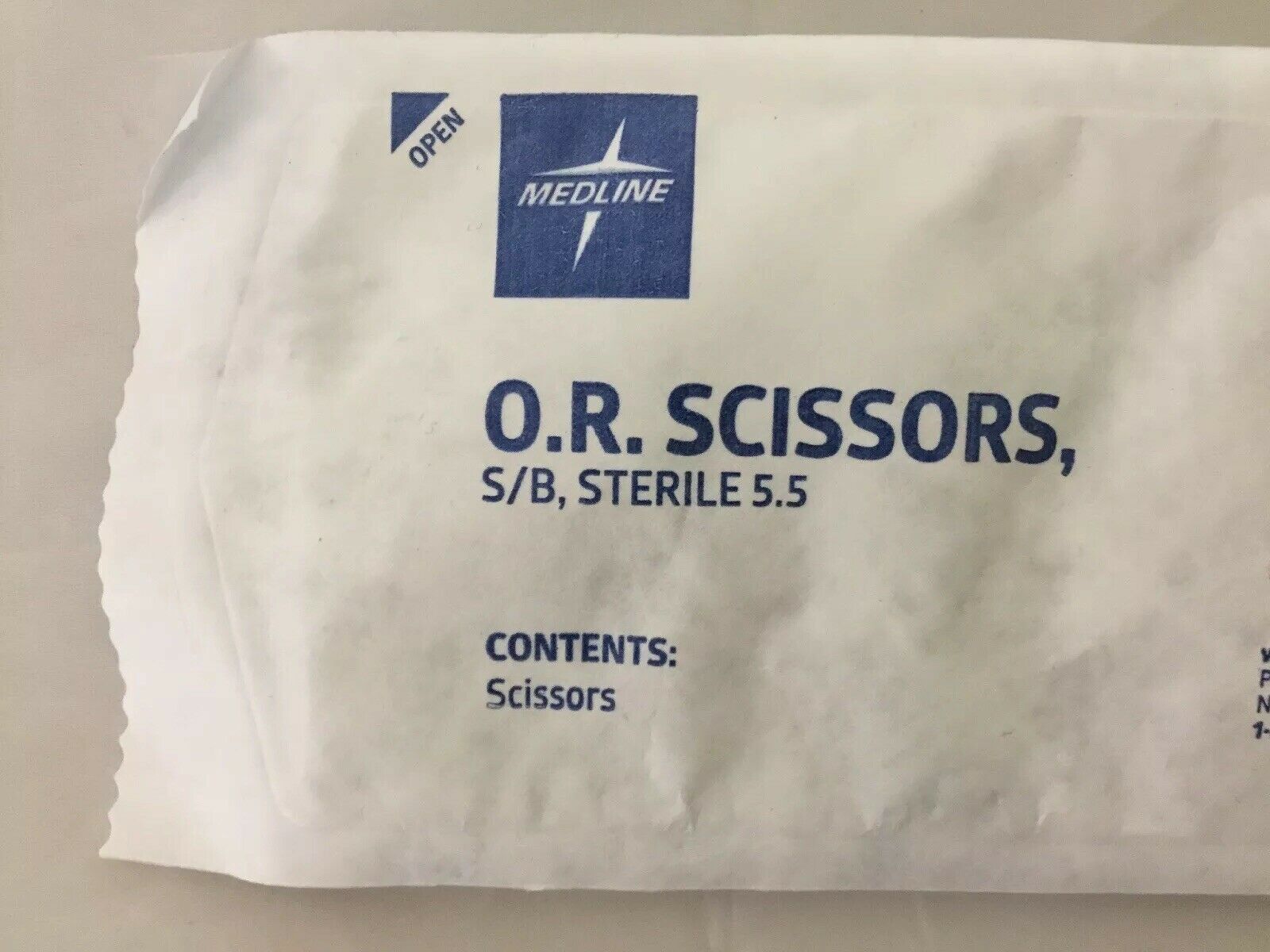 Medline O.R. Scissors S/B Sterile 5.5 (82KMD) DIAGNOSTIC ULTRASOUND MACHINES FOR SALE