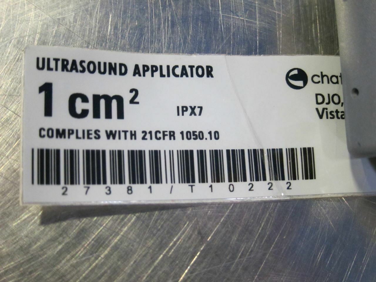 CHATTANOOGA 27381 Applicator used DIAGNOSTIC ULTRASOUND MACHINES FOR SALE