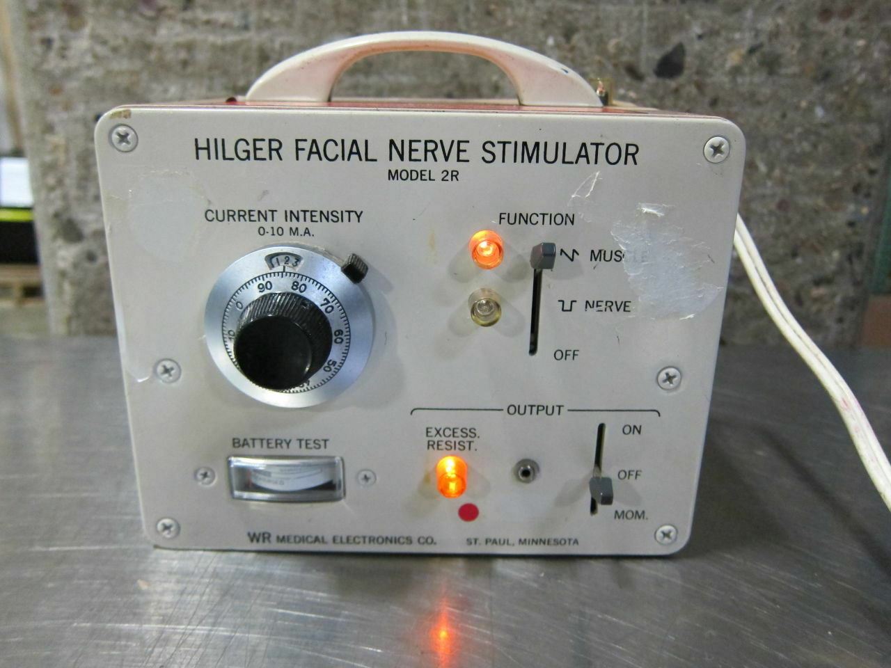 Hilger / WR Medical 2R Facial Nerve Stimulator DIAGNOSTIC ULTRASOUND MACHINES FOR SALE