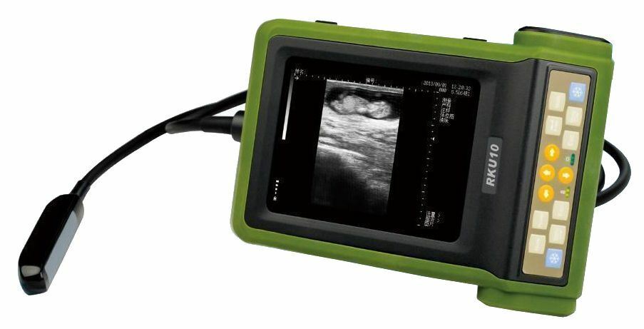 RKU-10 Best Veterinary Handheld Palm Ultrasound Scanner With Rectal Probe & Arm DIAGNOSTIC ULTRASOUND MACHINES FOR SALE