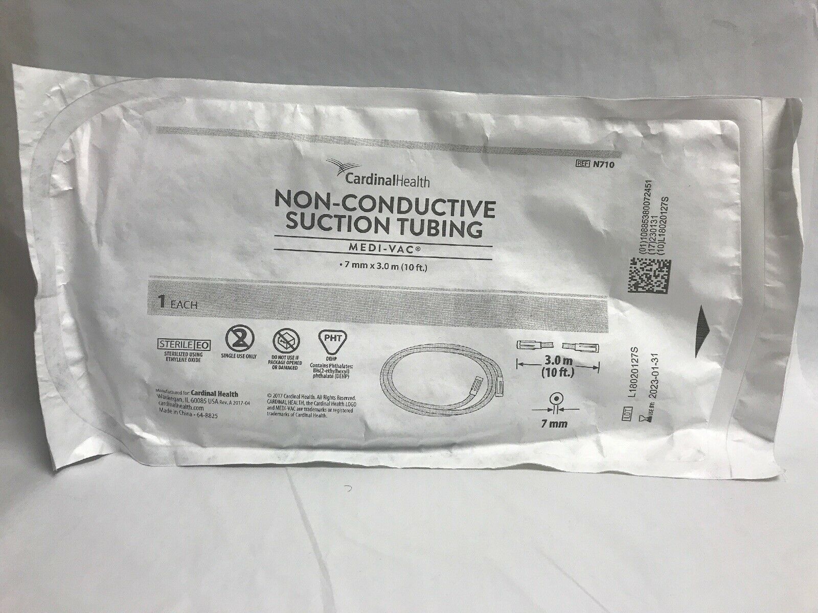 CardinalHealth Non-Conductive Sterile Suction Tubing--Lot of 20 (69KMD) DIAGNOSTIC ULTRASOUND MACHINES FOR SALE