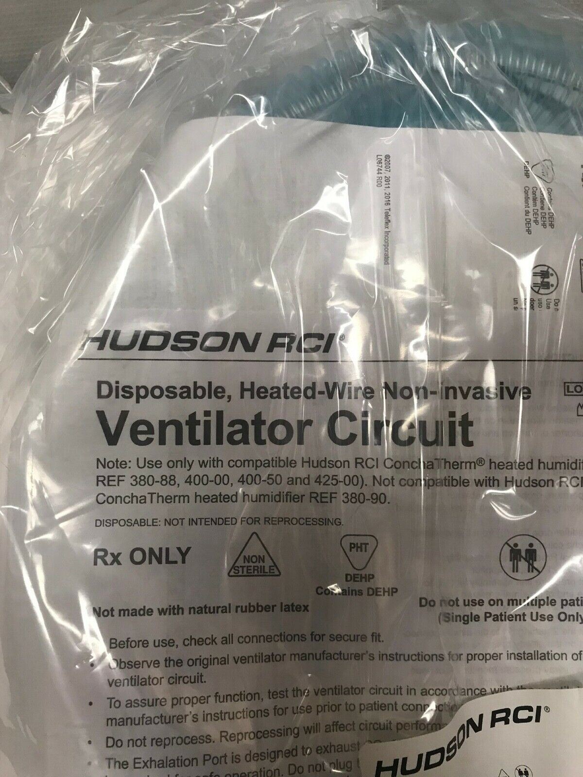 Hudson RCI Breathing Circuit with Column, Exp. 11/19/2021 (593KMD) DIAGNOSTIC ULTRASOUND MACHINES FOR SALE