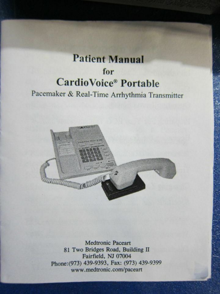 Medtronic  Paceart  Portable In Case w/ Manual DIAGNOSTIC ULTRASOUND MACHINES FOR SALE