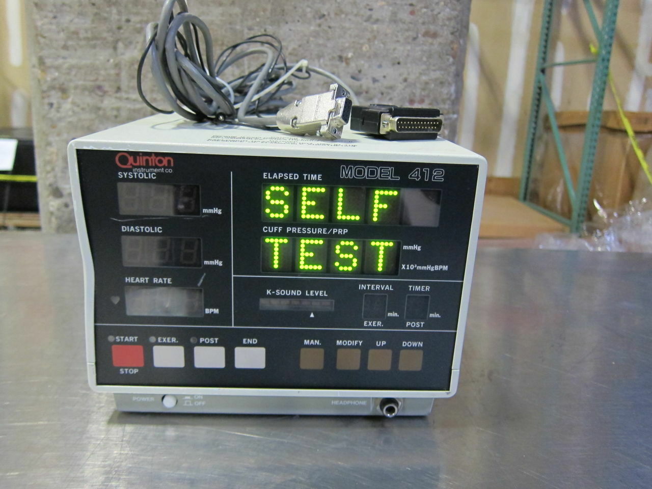 Quinton Medical Stress Test Monitor, Model 412 (604DM) DIAGNOSTIC ULTRASOUND MACHINES FOR SALE