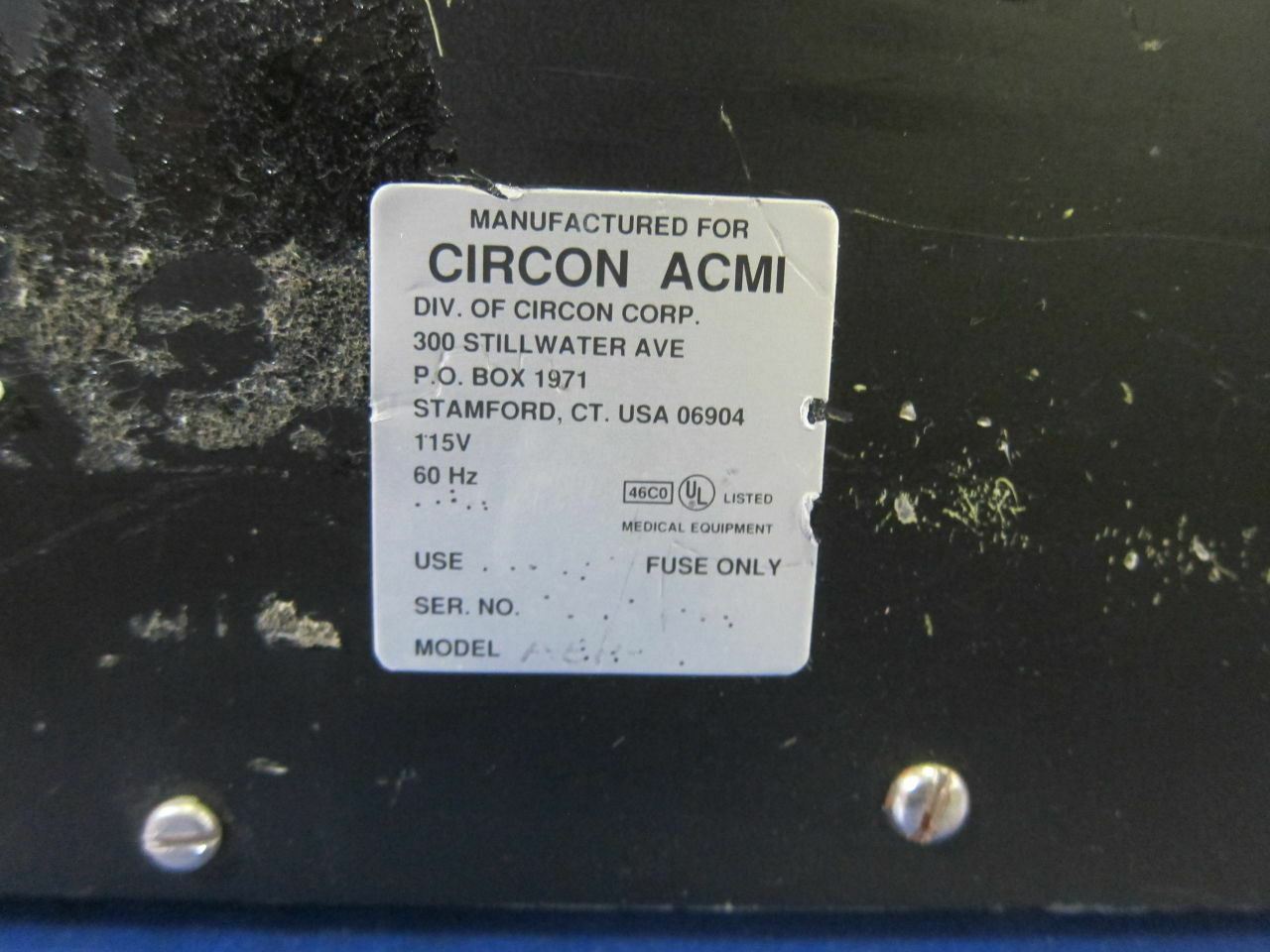 Circon ACMI Electrohydraulic Lithotripter AEH-3 (609DM) DIAGNOSTIC ULTRASOUND MACHINES FOR SALE