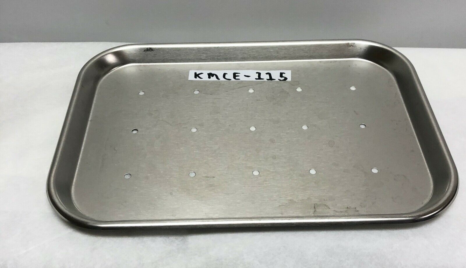 Polar Ware 15F Stainless Steel Tray with Holes | KMCE-115 DIAGNOSTIC ULTRASOUND MACHINES FOR SALE