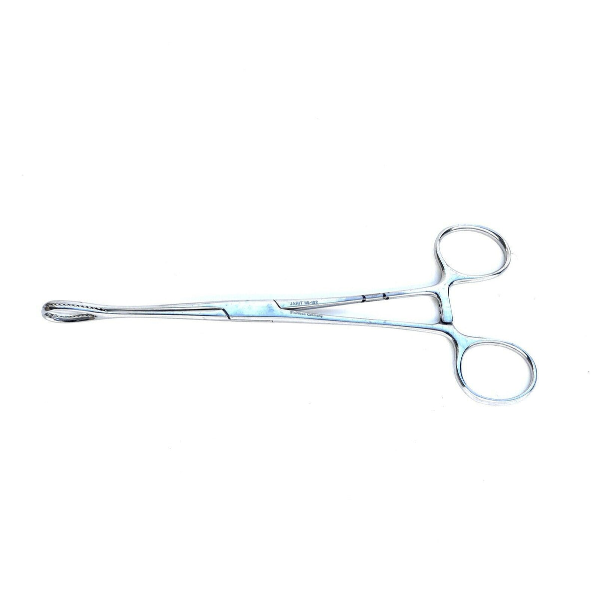 Jarit 115-102 Foerster Sponge Holding Forceps, Straight, Serrated, 7 ...