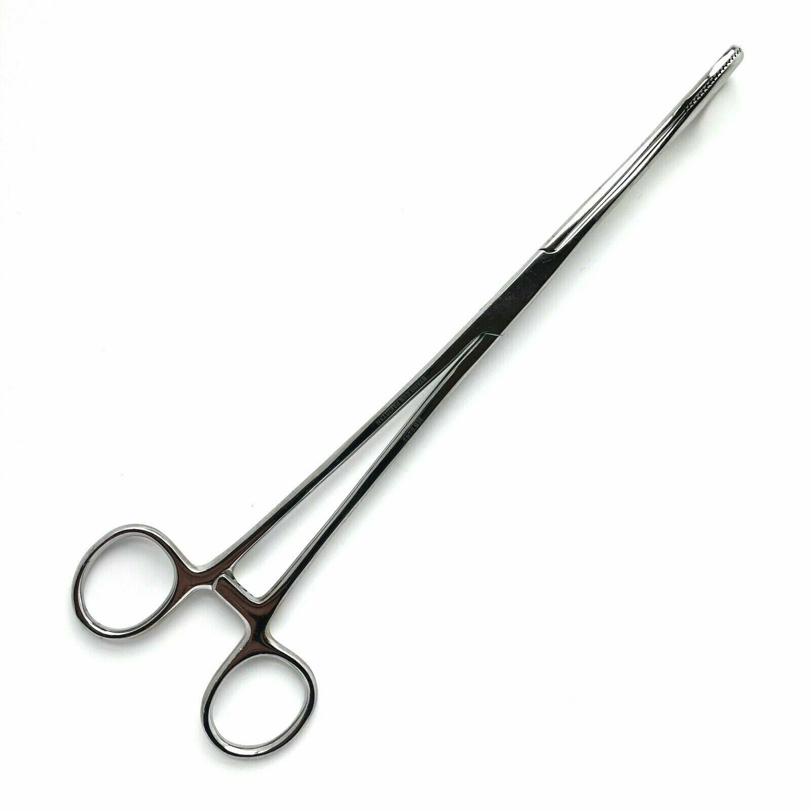 HS8242 Surgical Serrated Loop Sponge Forceps, Straight, 9-3/4" (DMT382) DIAGNOSTIC ULTRASOUND MACHINES FOR SALE