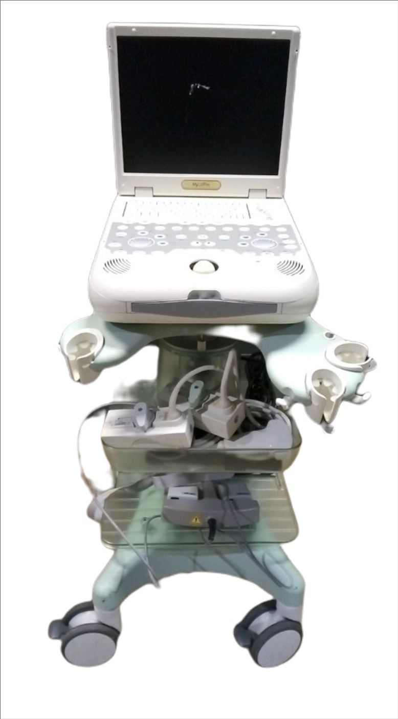 ESAOTE MY LAB FIVE ULTRASOUND MACHINE WITH 2 PROBES (CA631,LA435) 2010 DIAGNOSTIC ULTRASOUND MACHINES FOR SALE