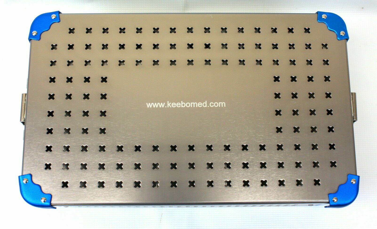 Orthopedic Instrument Empty Case w/trays & rack for 4.5-6.5 mm screws - KeeboMed DIAGNOSTIC ULTRASOUND MACHINES FOR SALE