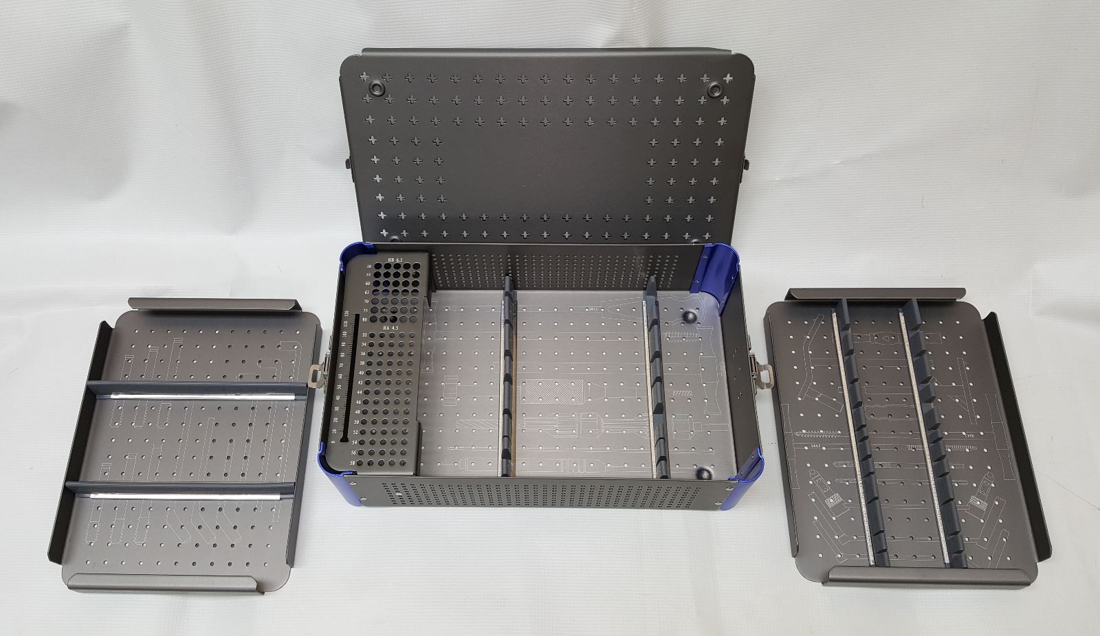 Empty Orthopedic Case for Instruments and 4.5mm and 6.5mm Screws, Rack & Trays DIAGNOSTIC ULTRASOUND MACHINES FOR SALE