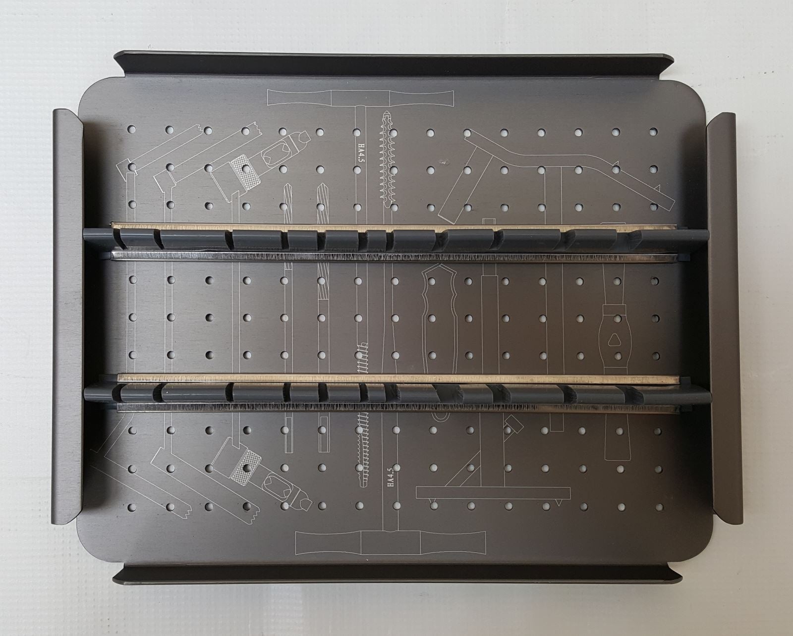 Empty Orthopedic Case for Instruments and 4.5mm and 6.5mm Screws, Rack & Trays DIAGNOSTIC ULTRASOUND MACHINES FOR SALE