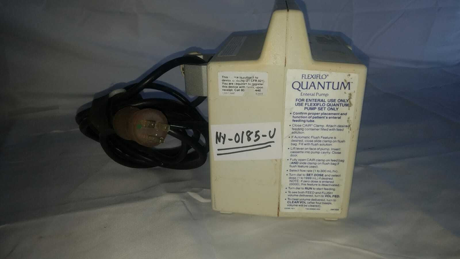 Flexiflo Quantum Enteral Feeding Pump (NY185U) DIAGNOSTIC ULTRASOUND MACHINES FOR SALE