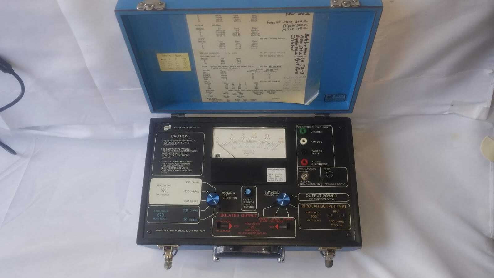 Bio-Tek RF301B Electrosurgery Analyzer (NY301U) DIAGNOSTIC ULTRASOUND MACHINES FOR SALE