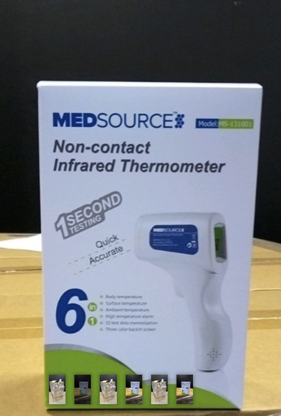 Lot of 100 MedSource Non-Contact Infrared Body Thermometer DIAGNOSTIC ULTRASOUND MACHINES FOR SALE