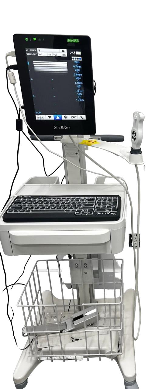 Bard Site Rite 8 Ultrasound Ultrasound machine with probe 2016 with Cart DIAGNOSTIC ULTRASOUND MACHINES FOR SALE