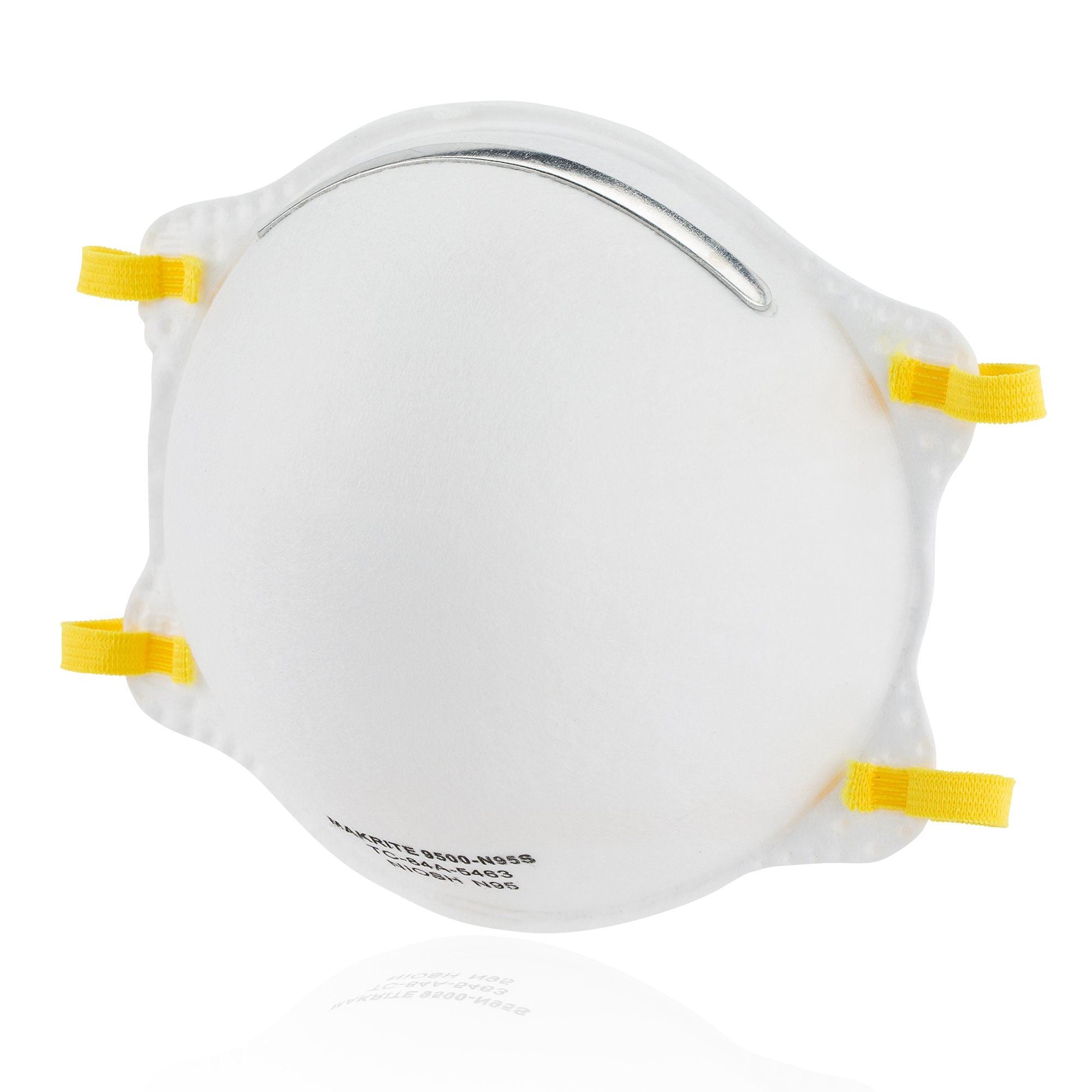NIOSH Certified Makrite 9500-N95S Pre-Formed Cone Particulate Respirator Mask, S DIAGNOSTIC ULTRASOUND MACHINES FOR SALE