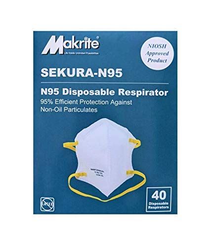 Makrite SEKURA N95 Foldable Particulate Respirator Mask, NIOSH Certified, M/L Si DIAGNOSTIC ULTRASOUND MACHINES FOR SALE