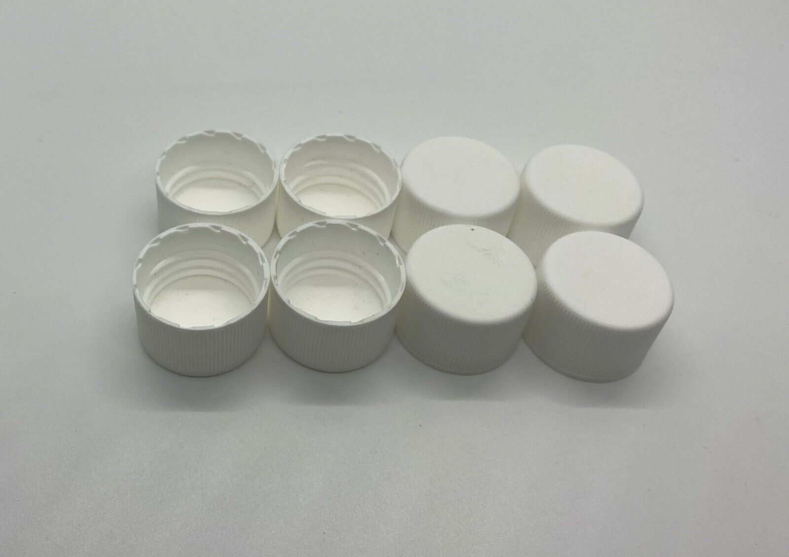 Serration lined white caps, 24/410 box of 5000, diameter 1 inch, 24mm DIAGNOSTIC ULTRASOUND MACHINES FOR SALE