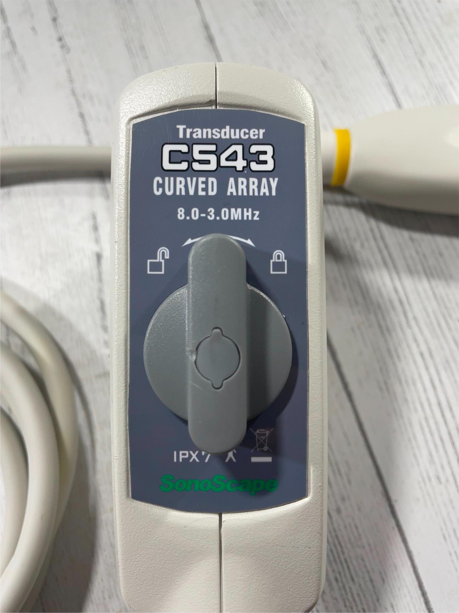 SonoScape C543 Curved Array Ultrasound Probe REF:C543 SN: A247225230 DIAGNOSTIC ULTRASOUND MACHINES FOR SALE