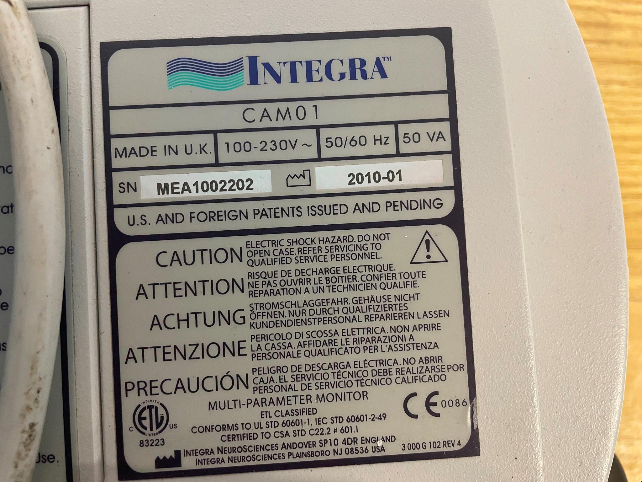 Integra Camino Multi Parameter Monitor - DIAGNOSTIC ULTRASOUND