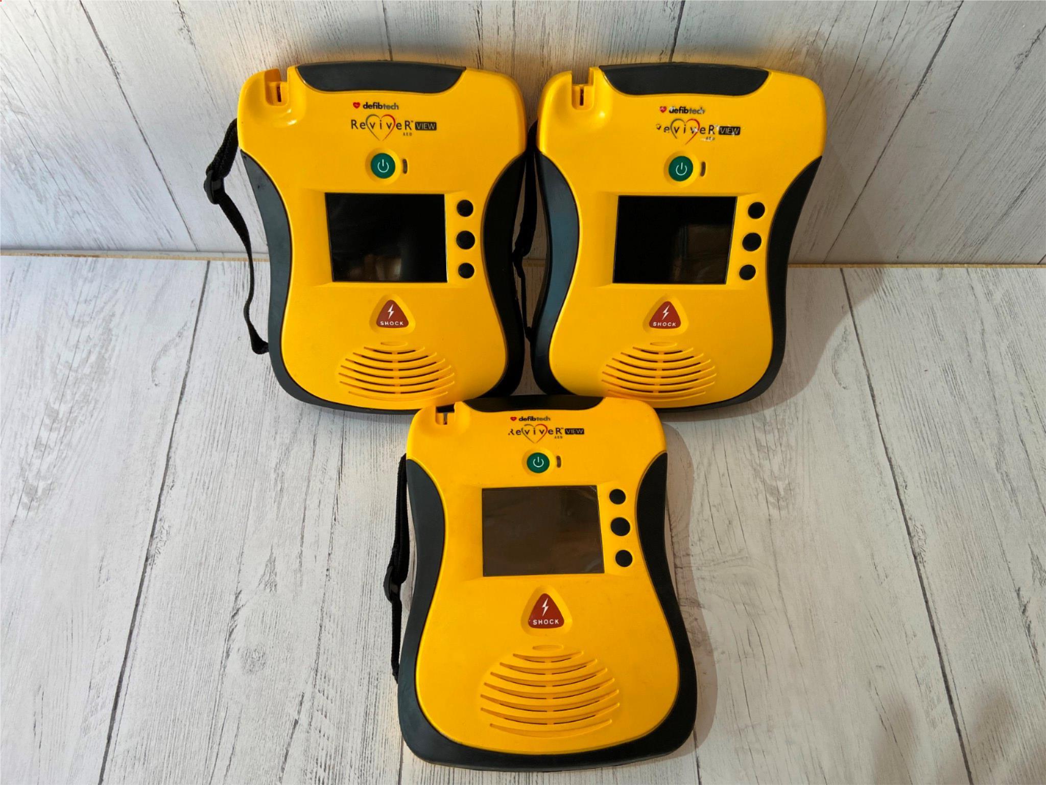 Defibtech Reviver View AED lot of 3 DIAGNOSTIC ULTRASOUND MACHINES FOR SALE