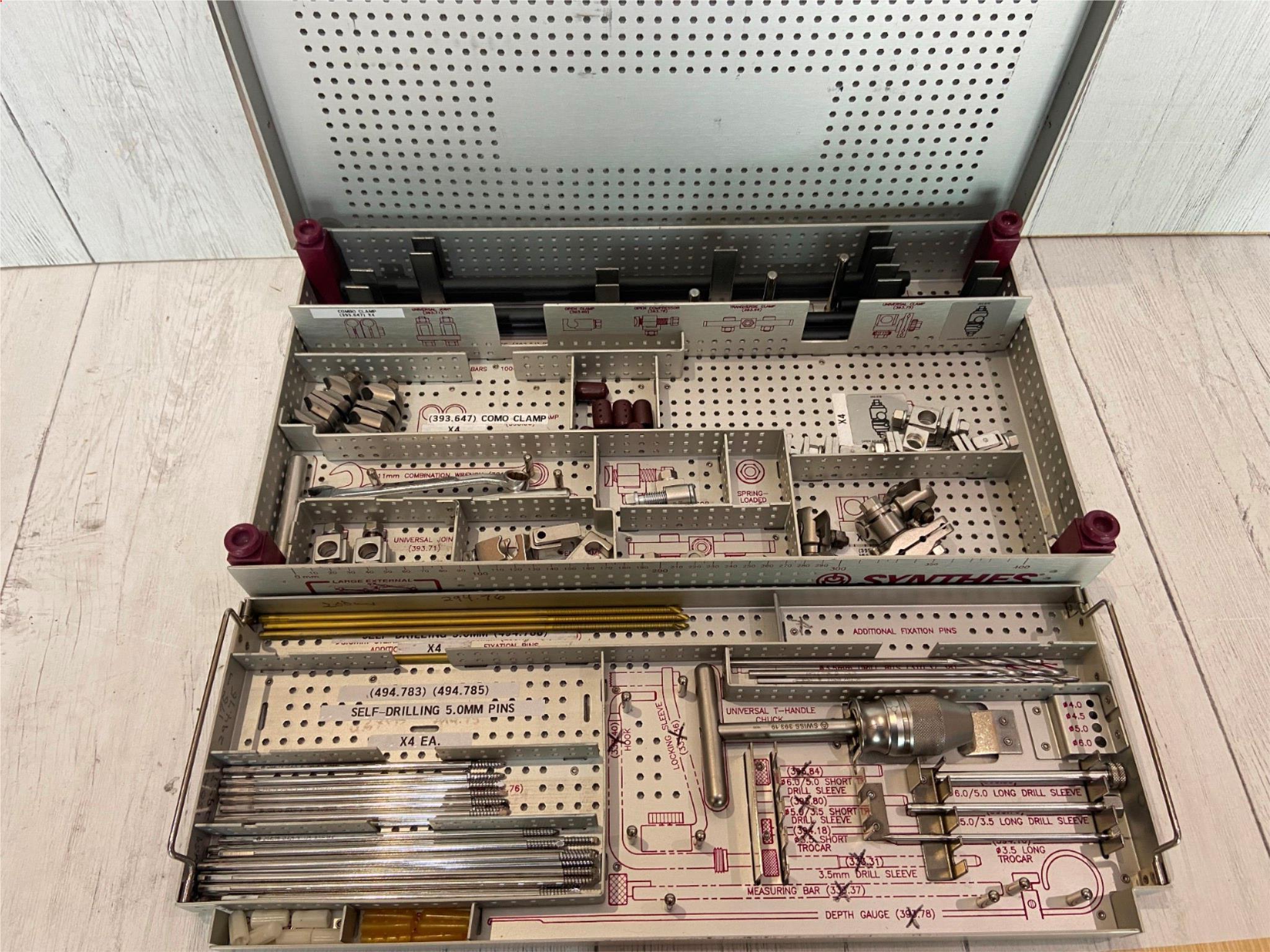 Synthes Large External Fixator Set 20.5"x10"x2.5" DIAGNOSTIC ULTRASOUND MACHINES FOR SALE