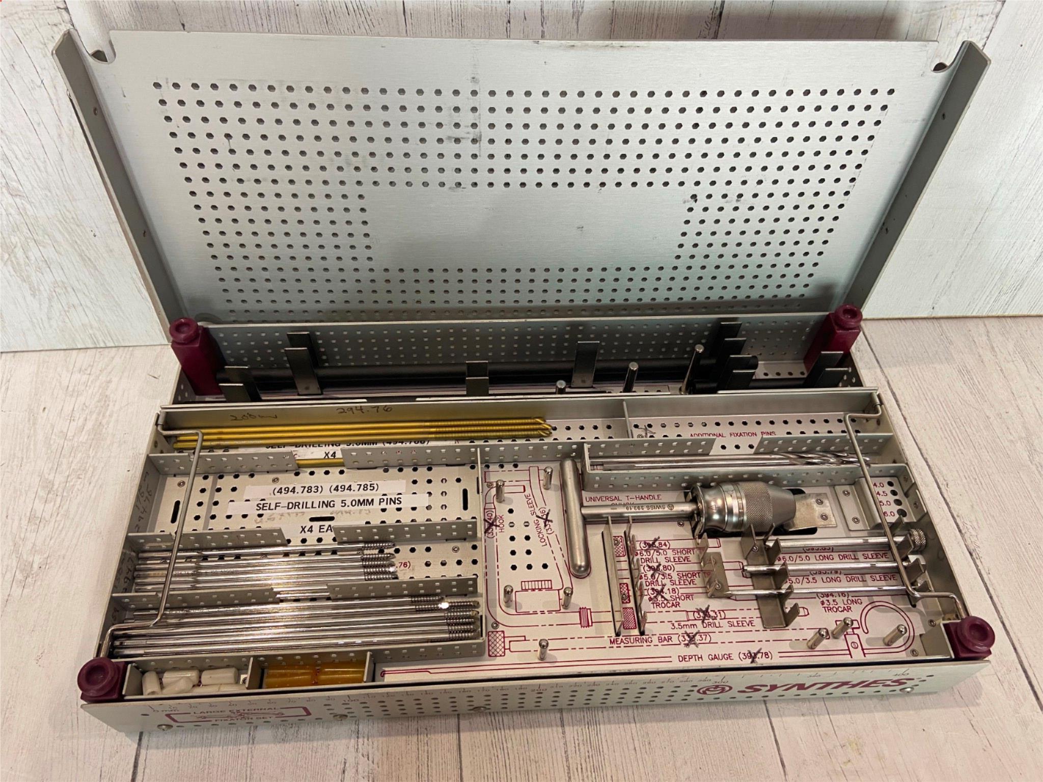 Synthes Large External Fixator Set 20.5"x10"x2.5" DIAGNOSTIC ULTRASOUND MACHINES FOR SALE