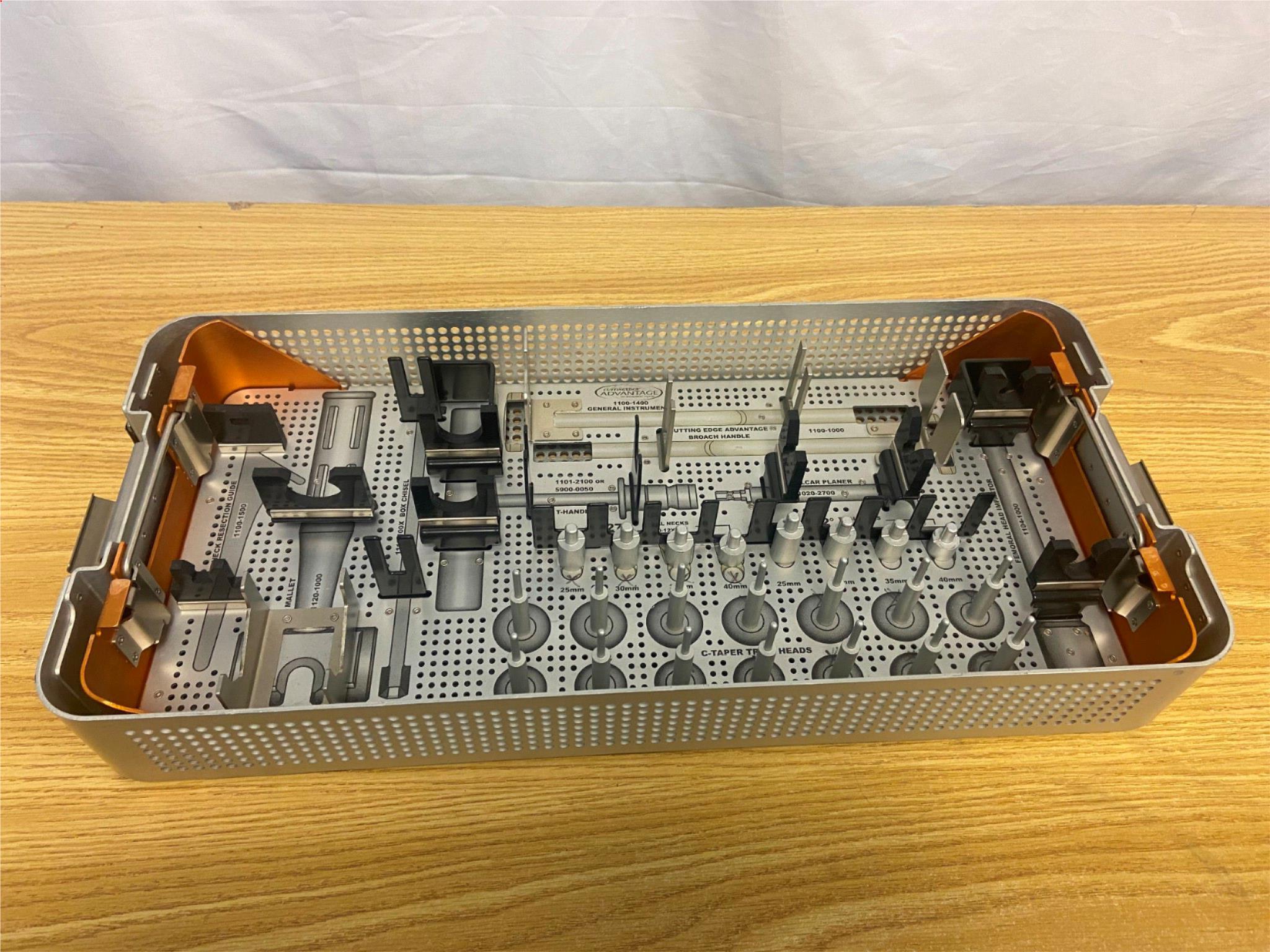 Cuttingedge Advantage Hip Instrument Set Cage 23"x10.5"x3.5" DIAGNOSTIC ULTRASOUND MACHINES FOR SALE