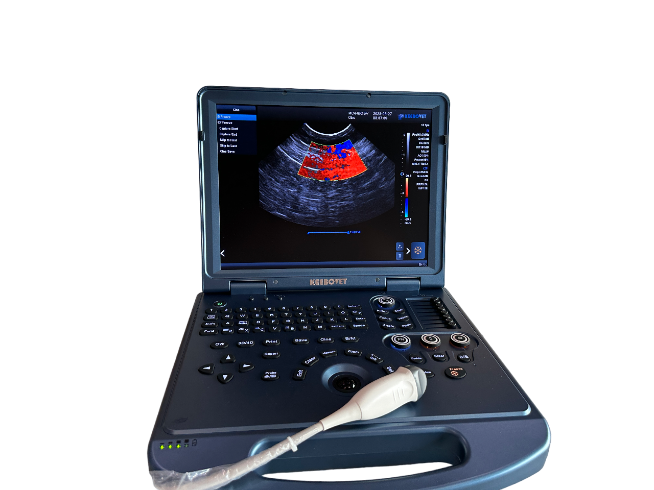 ECO-17Vet High end Small Animal Color Doppler Ultrasound with Micro Convex Probe DIAGNOSTIC ULTRASOUND MACHINES FOR SALE