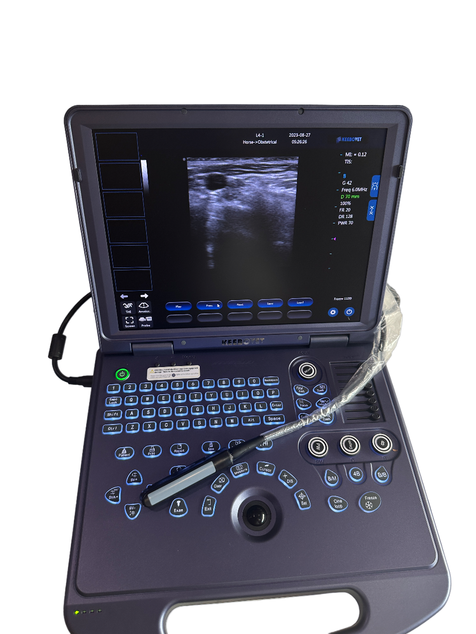 ECO-14Vet High end Equine Ultrasound with Rectal Probe DIAGNOSTIC ULTRASOUND MACHINES FOR SALE