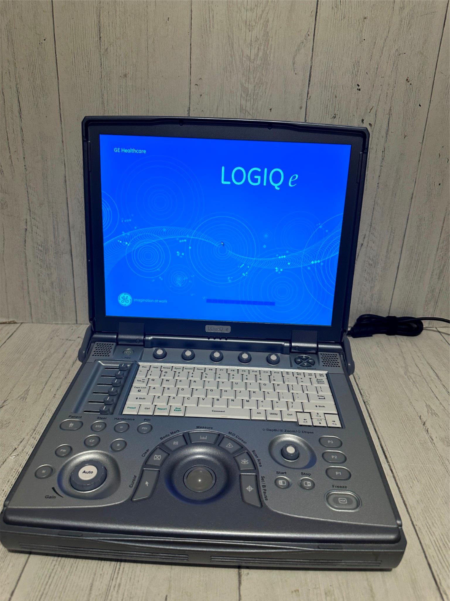 GE LOGIQ E  Ultrasound DOM 2012 with two probe 4c-Rs and 3S-rs DIAGNOSTIC ULTRASOUND MACHINES FOR SALE