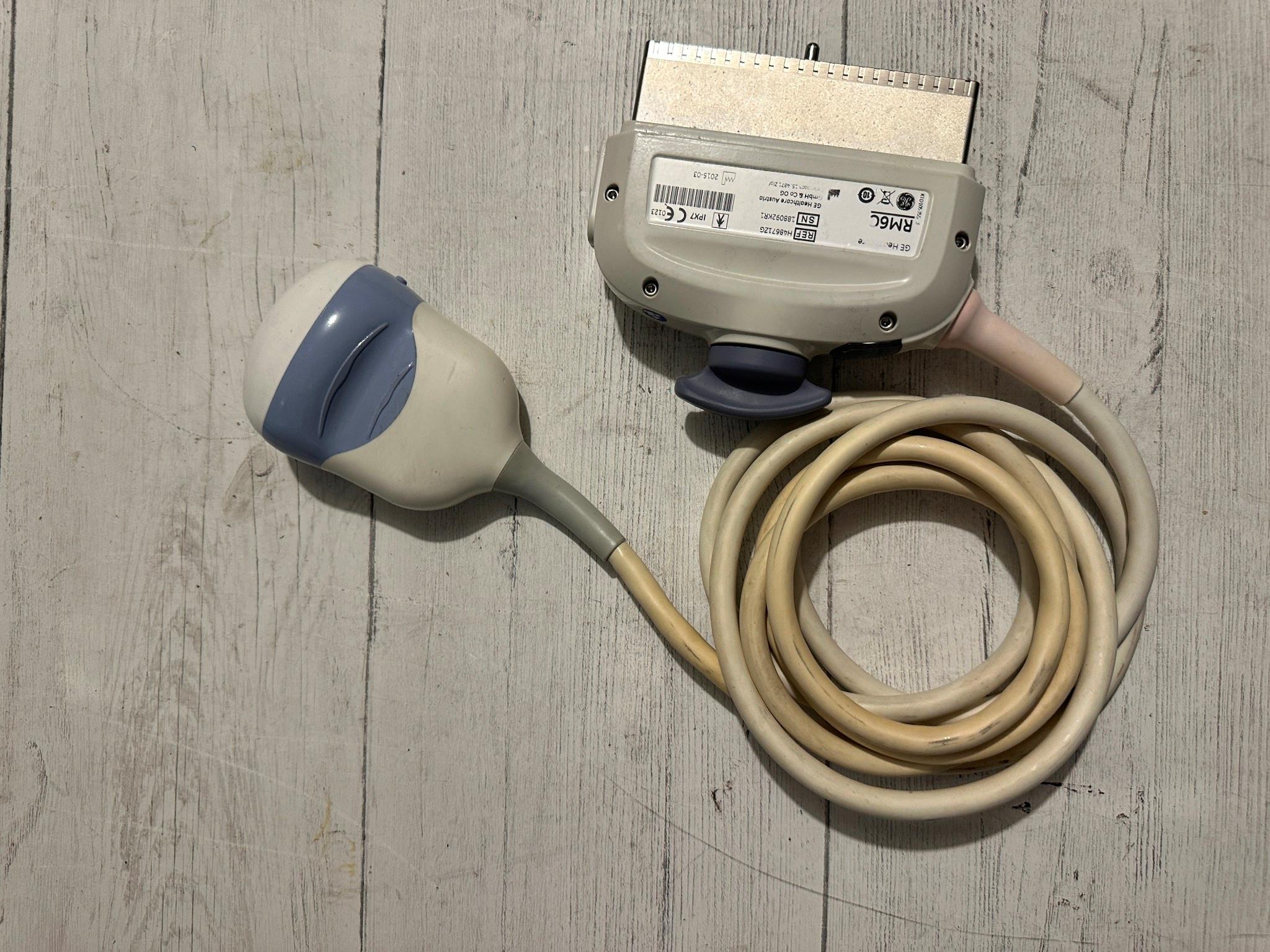 GE RM6C Ultrasound Probe Transducer 2015 DIAGNOSTIC ULTRASOUND MACHINES FOR SALE