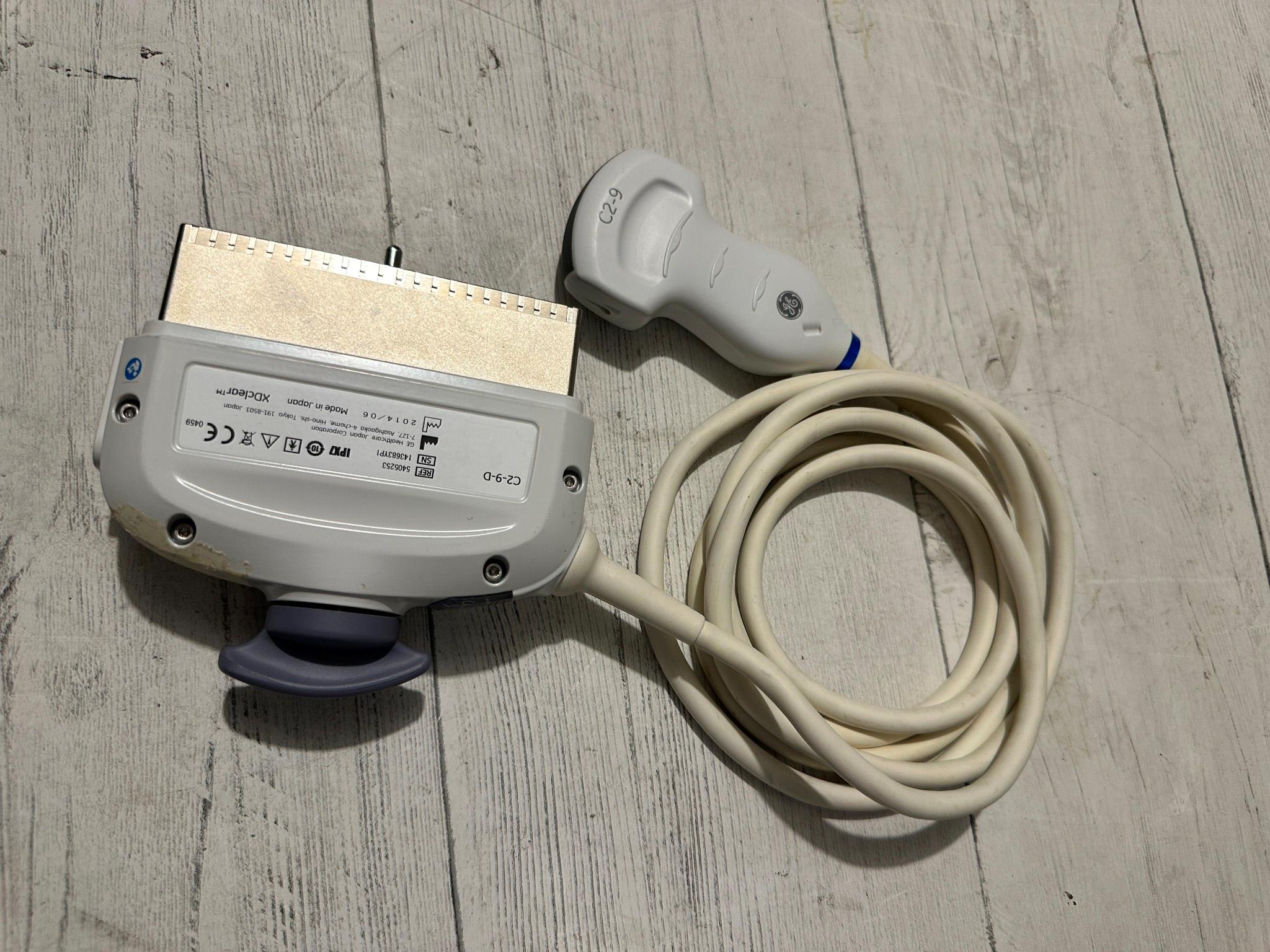 GE C2-9-D Ultrasound Abdominal Probe Transducer  2014 DIAGNOSTIC ULTRASOUND MACHINES FOR SALE