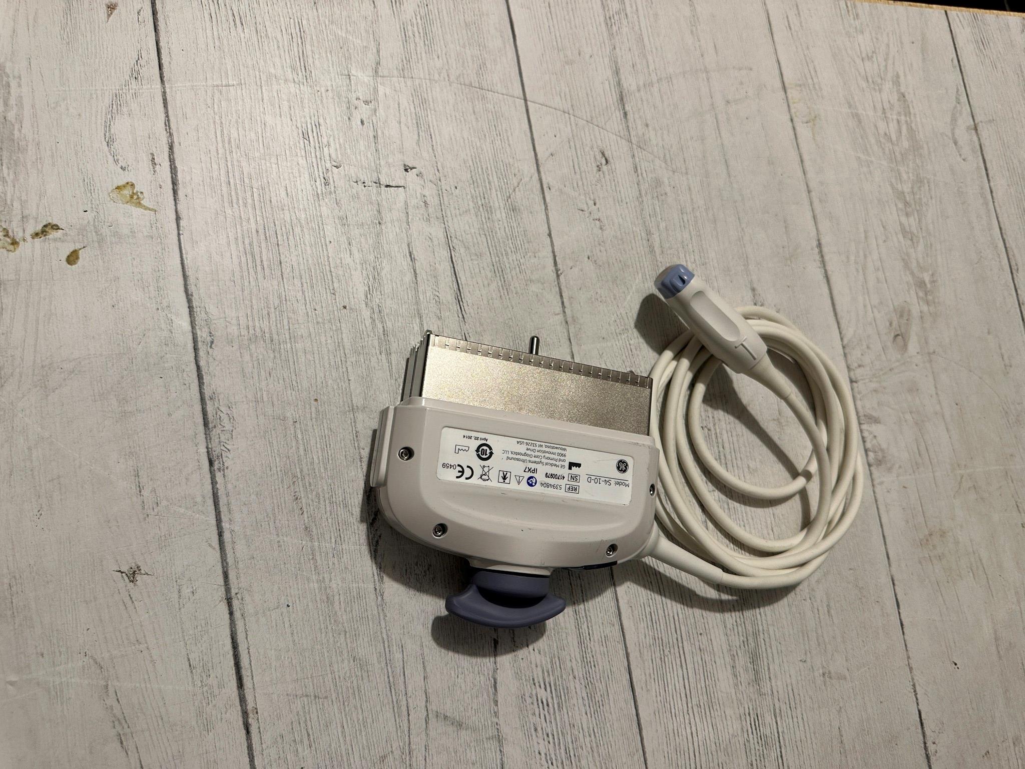 GE S-4-10-D Ultrasound Abdominal Probe Transducer Manufactured 2014 DIAGNOSTIC ULTRASOUND MACHINES FOR SALE