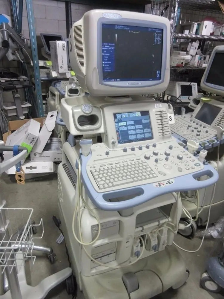 GE Logiq 9 ultrasound w/2 probes DIAGNOSTIC ULTRASOUND MACHINES FOR SALE