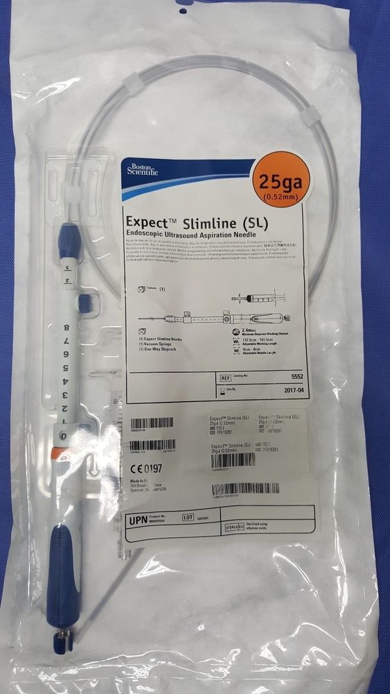 Boston Scientific 5552 Endoscopic Ultrasound Aspiration Needle 25Ga DIAGNOSTIC ULTRASOUND MACHINES FOR SALE