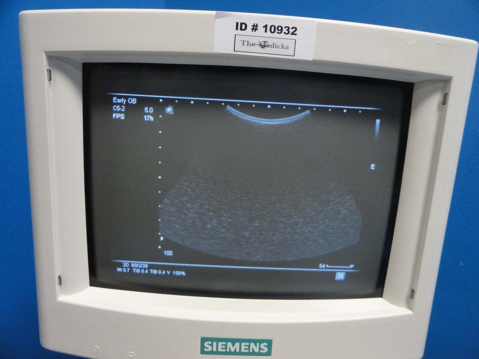 2004 Siemens C5-2 Convex Array Ultrasound Transducer for Sonoline G20  (11452) DIAGNOSTIC ULTRASOUND MACHINES FOR SALE