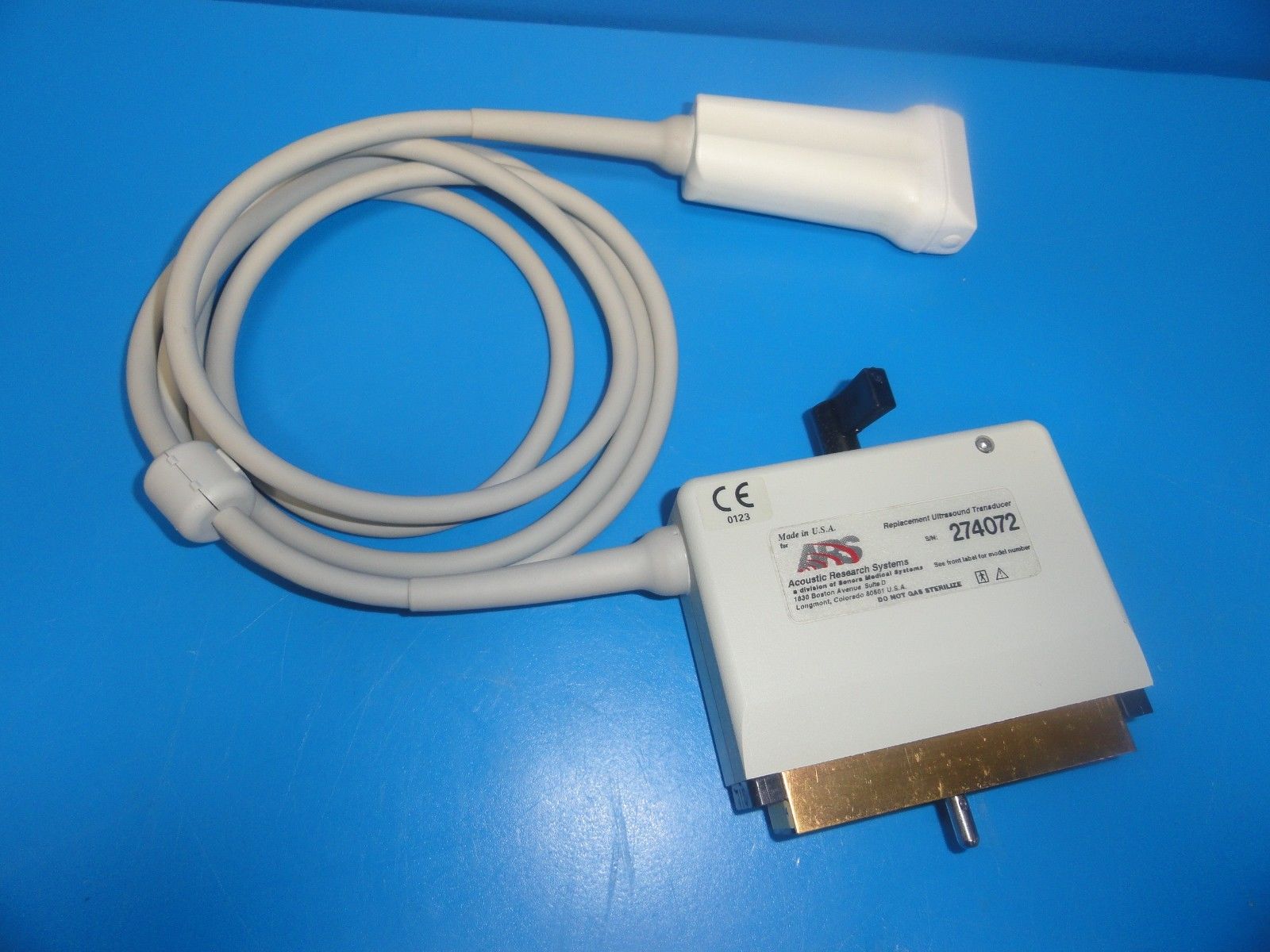 Sonora Medical  - Acoustic Research Systems ARS AC7431 Linear Array Probe (6344) DIAGNOSTIC ULTRASOUND MACHINES FOR SALE