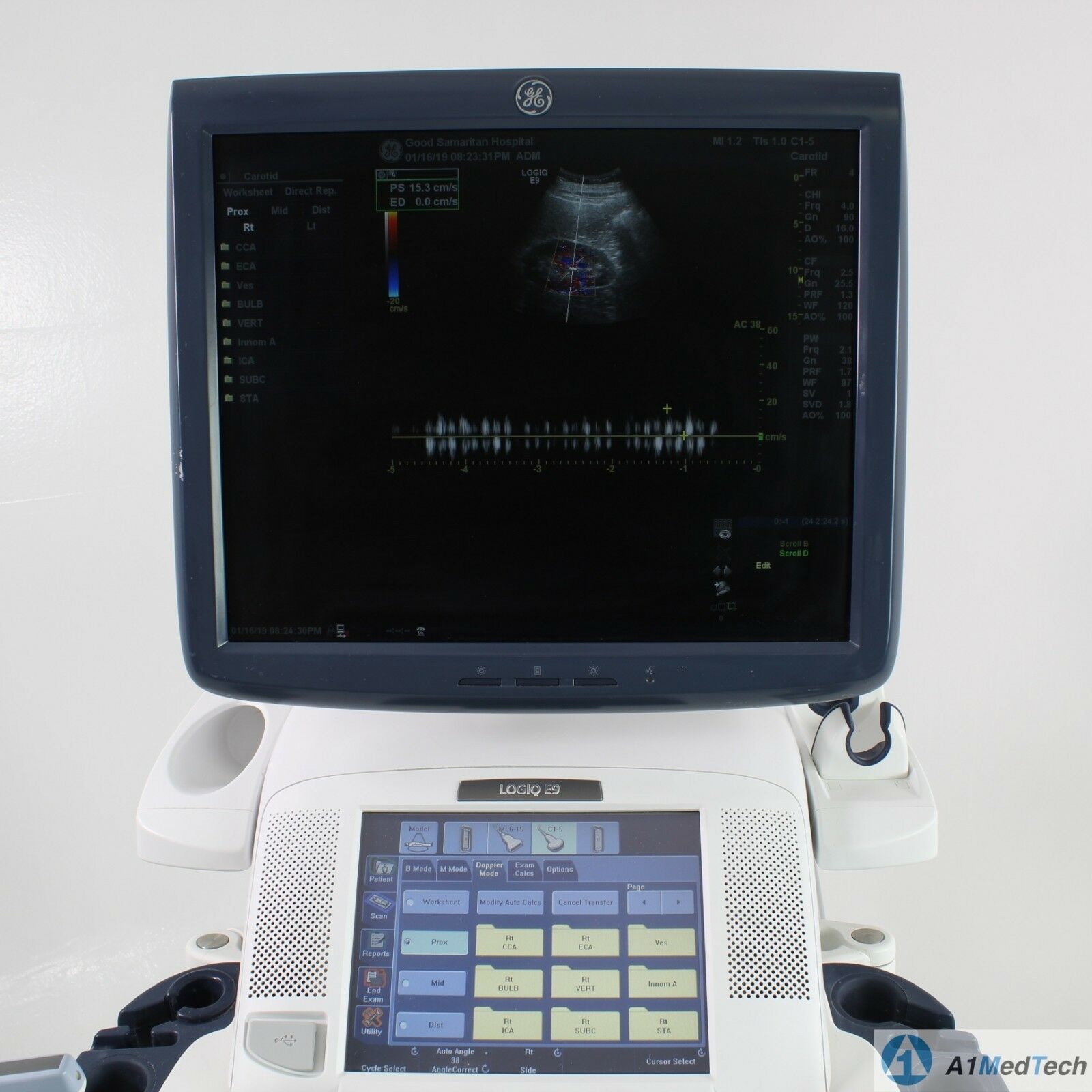 GE Logiq E9 Ultrasound System with C1-5-D & ML6-15-D  Probes DIAGNOSTIC ULTRASOUND MACHINES FOR SALE