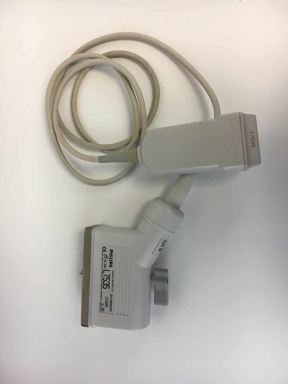 PHILLIPS L7535 LINEAR ARRAY ULTRASOUND TRANSDUCER COMPATIBLE W/ IMAGE POINT DIAGNOSTIC ULTRASOUND MACHINES FOR SALE