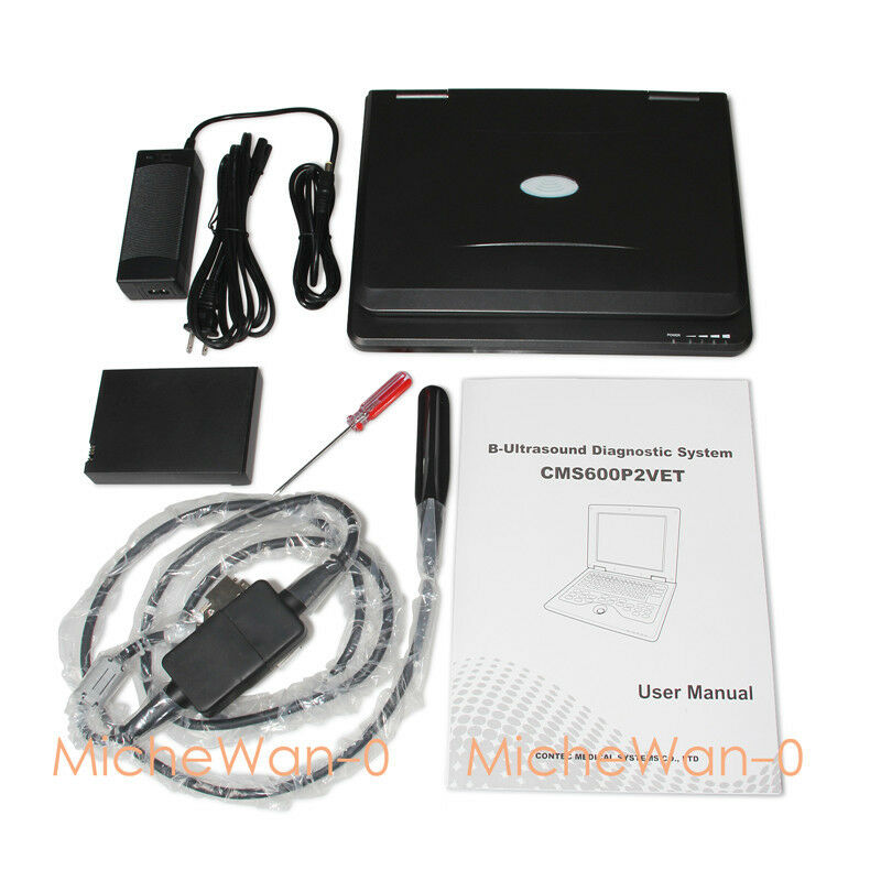 Veterinary Ultrasound Scanner Machine 2VET Probes Rectal+Micro-convex Animal USA 658126883672 DIAGNOSTIC ULTRASOUND MACHINES FOR SALE