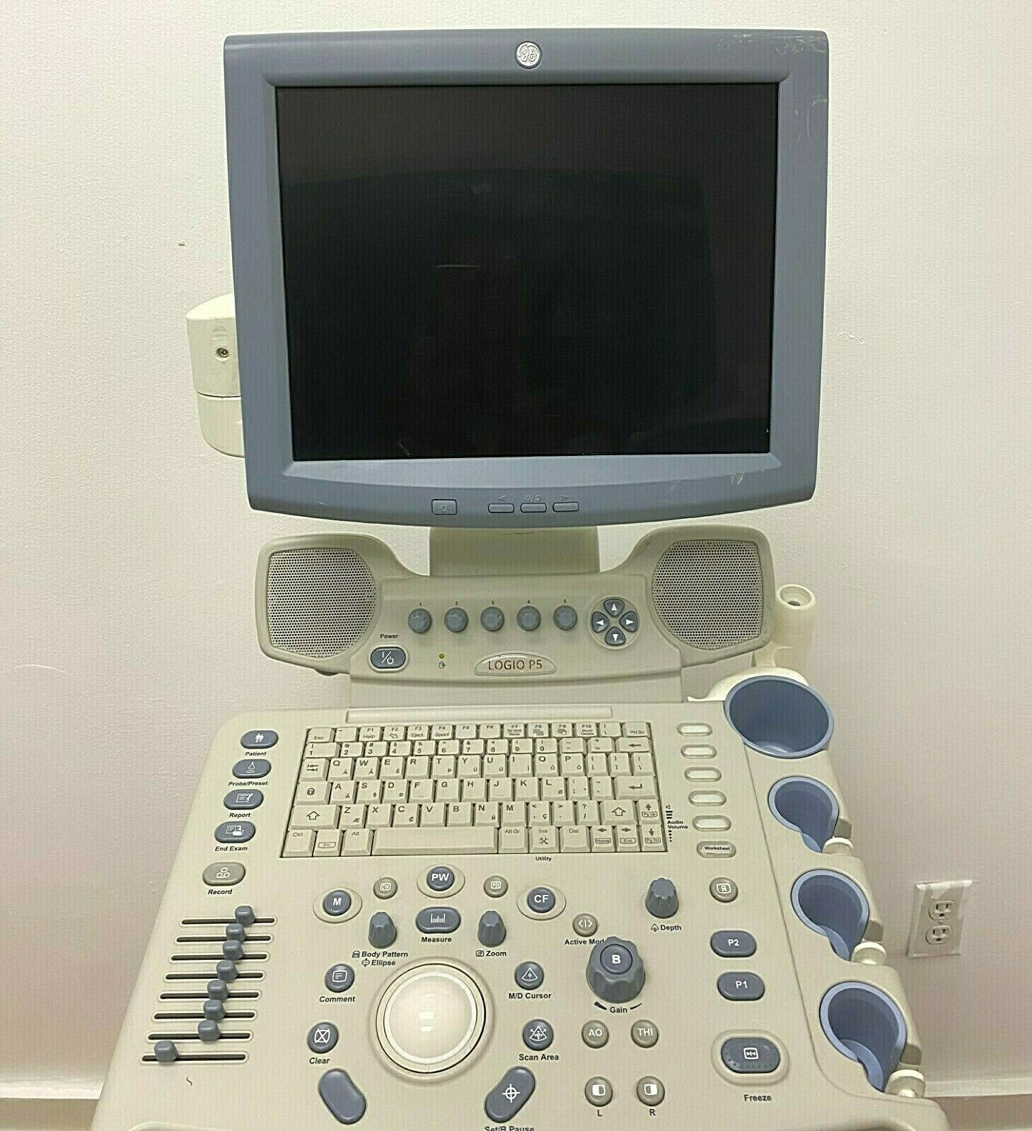 GE Logiq P5 Ultrasound System DIAGNOSTIC ULTRASOUND MACHINES FOR SALE